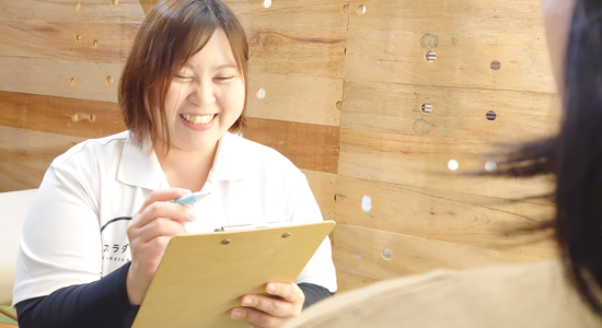 ヒアリングから患者様の十勝腰痛「根本」を探求します